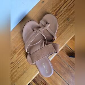 Cole Haan Tan Sandals with Knotted Straps Size 8